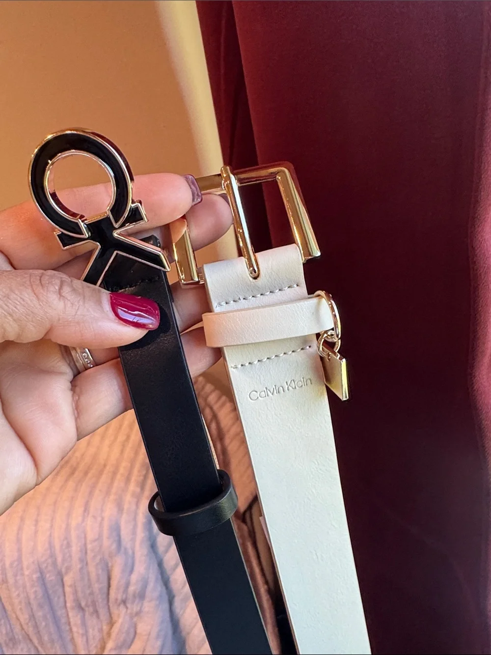 🤍Set of Two Calvin Klein Belts for Women